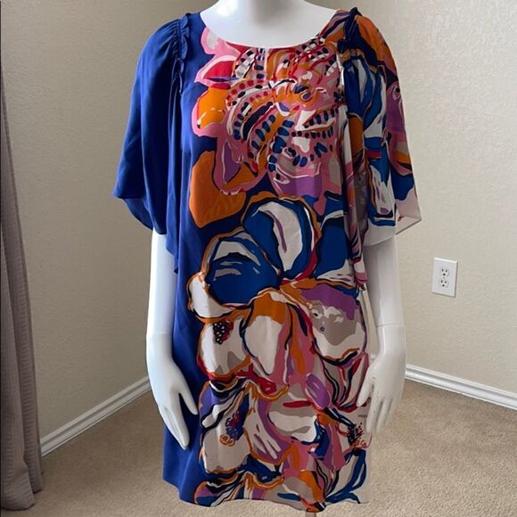 Anthropologie Maeve Vero Silk Tunic Dress Medium - Picture 3 of 10